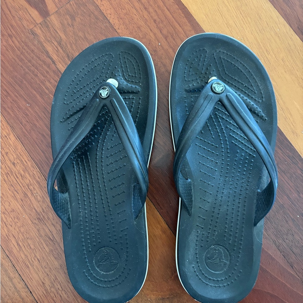 CROCS Black Slip-On Shoes